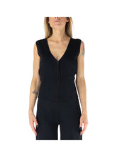 ANIS WHITE Anis White Gilet Donna Nero Nero